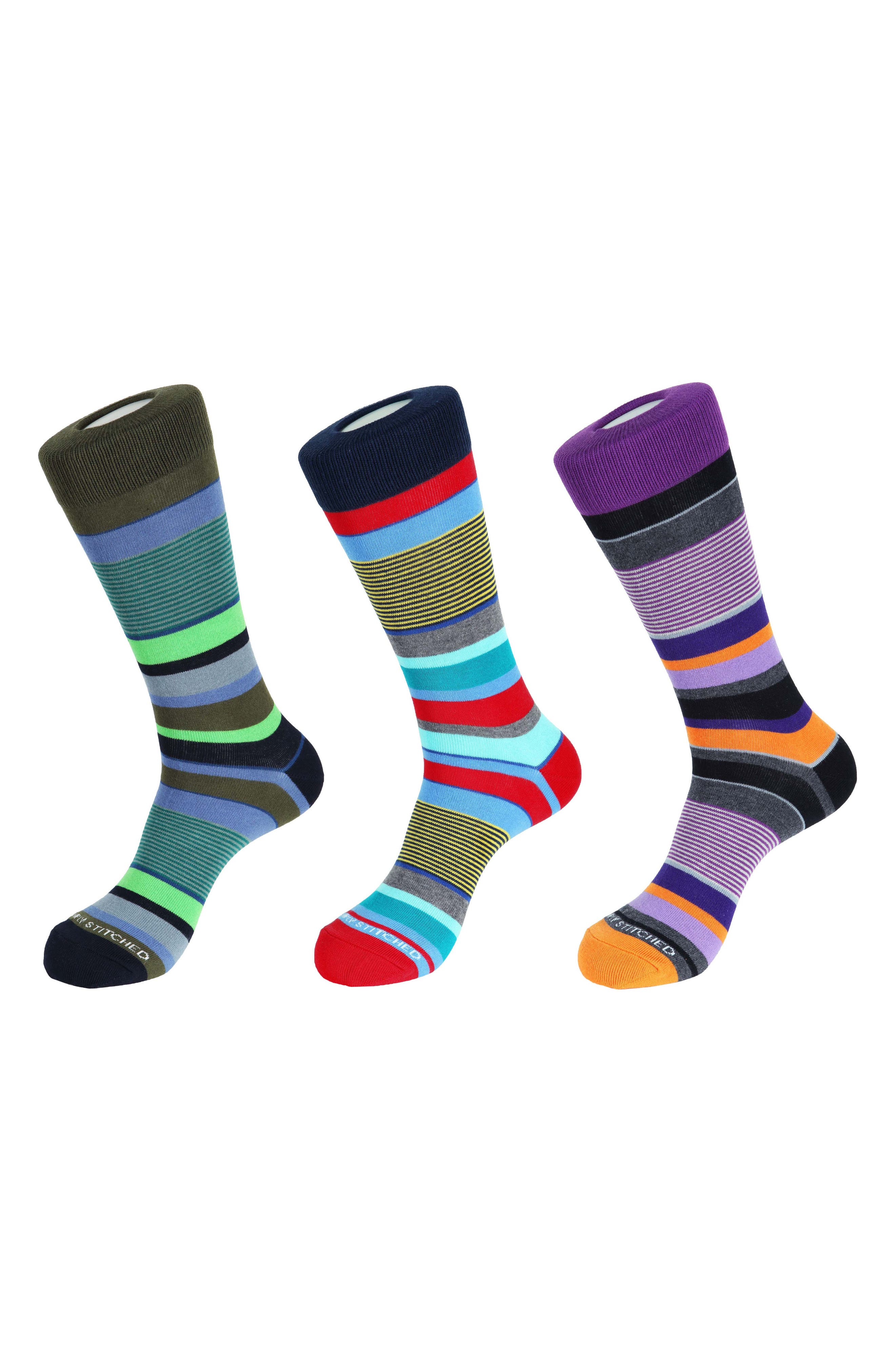UNSIMPLY STITCHED 3-Pack Crew Socks