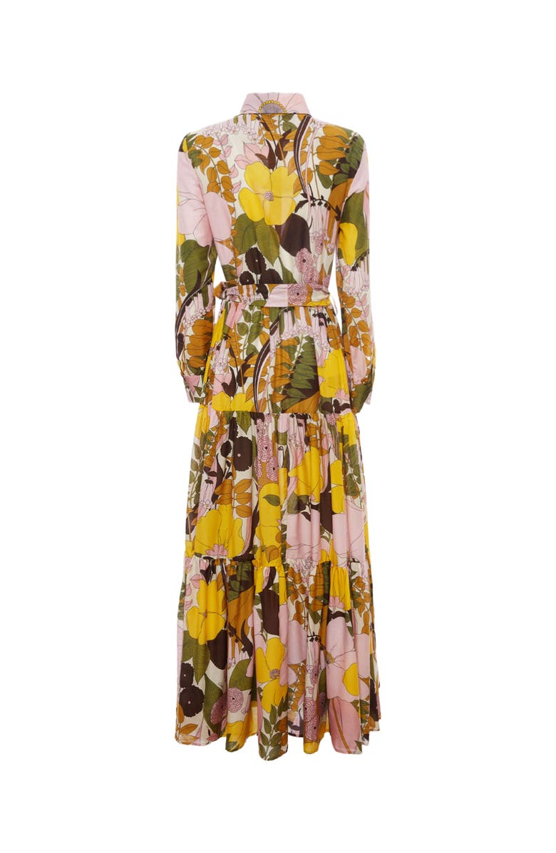 La DoubleJ Bellini Dress Big Flower Rose Pink, Alternate, color, 