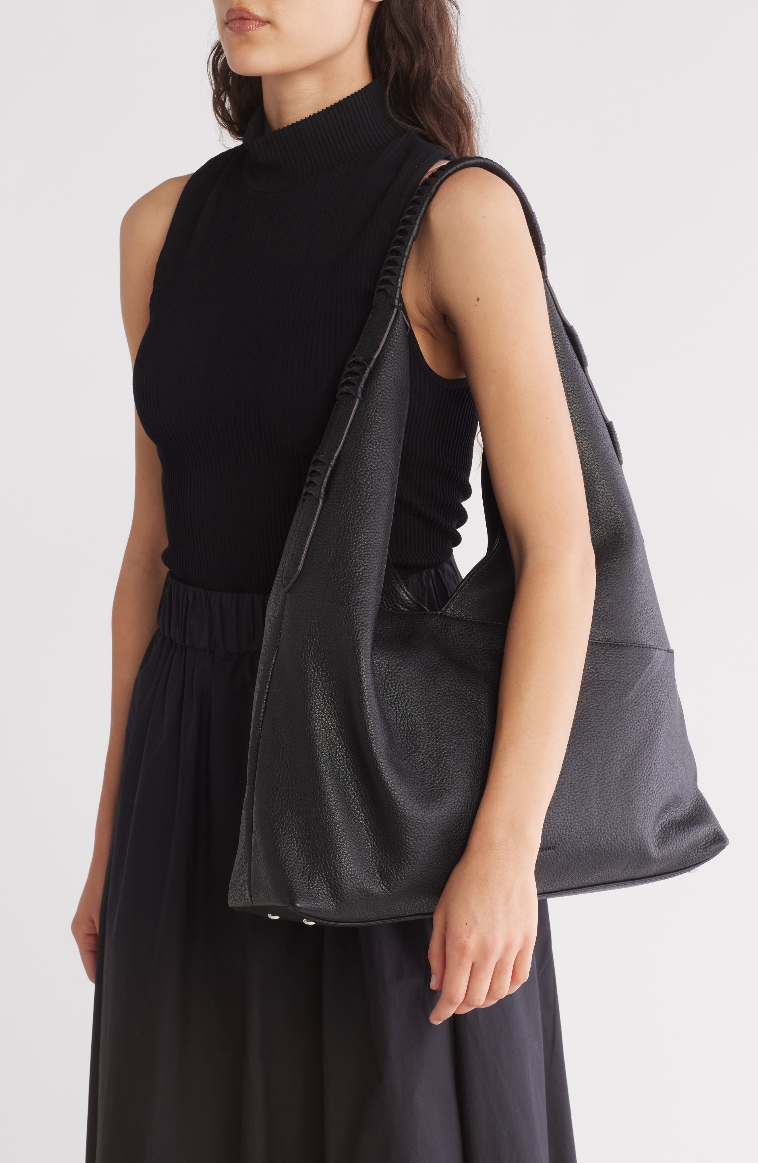 Stardust Leather Hobo Bag