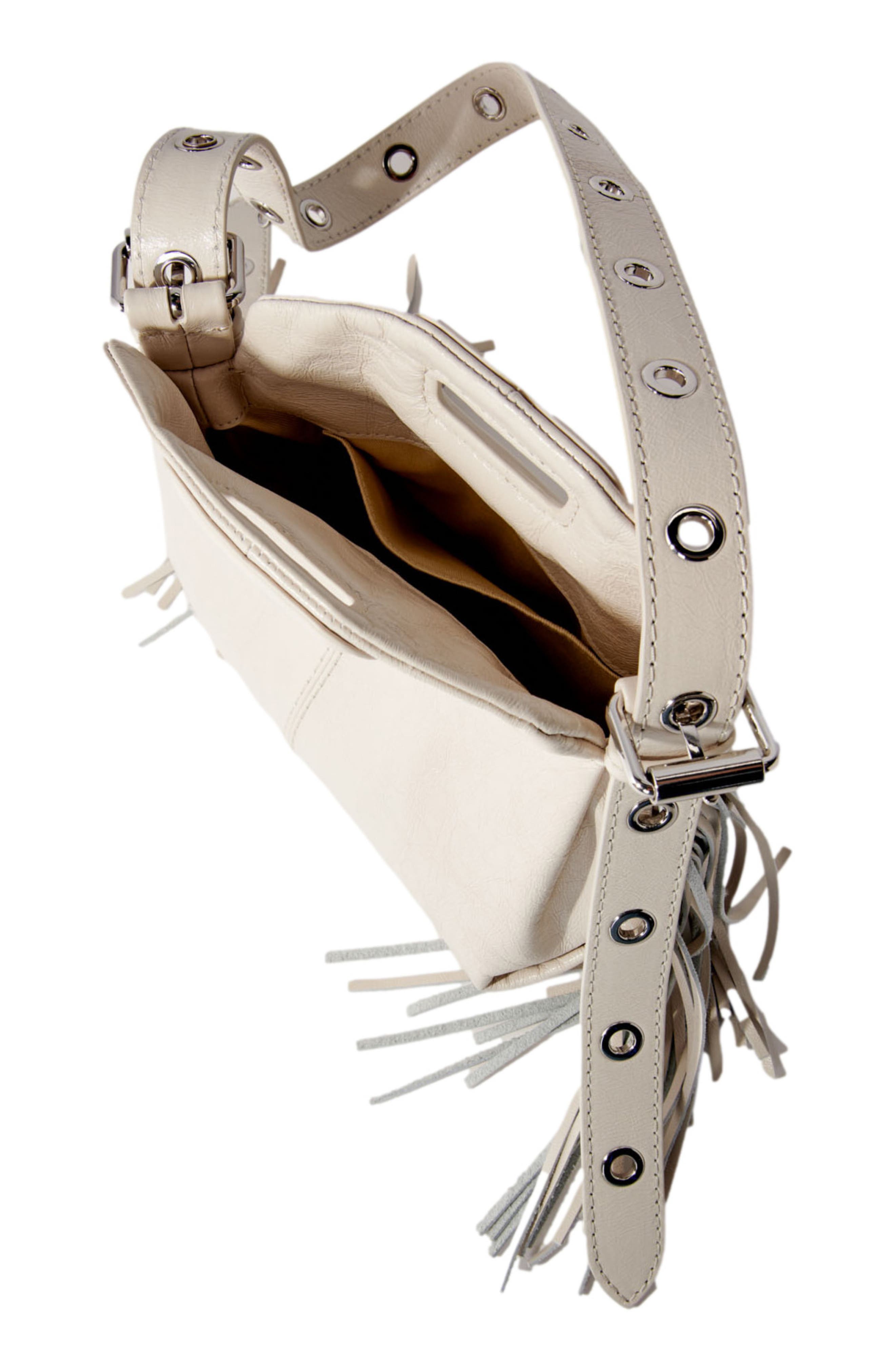 maje Crackle Mini Miss M Shoulder Bag, Alternate, color, 