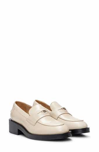 BOSS Iryna Leather Penny Loafer