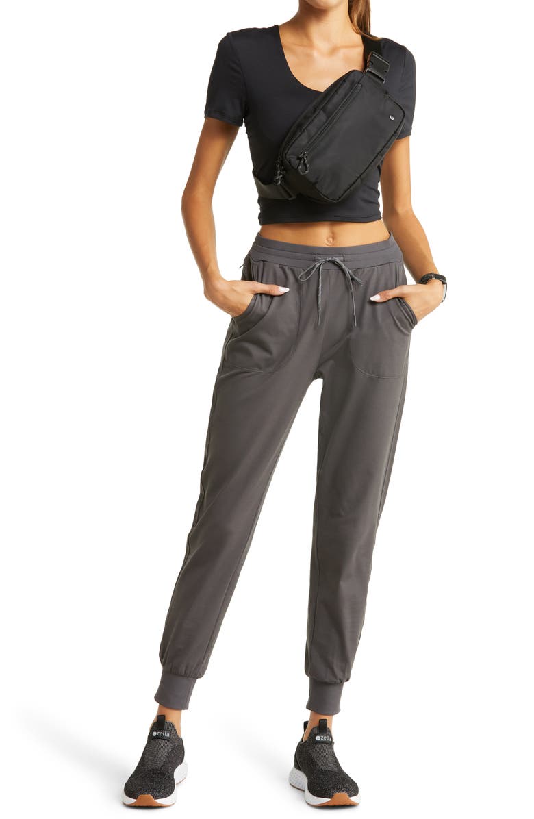 Zella Live In Pocket Joggers, Alternate, color, Grey Forged