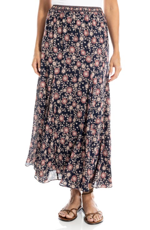 Georgette Godet Maxi Skirt