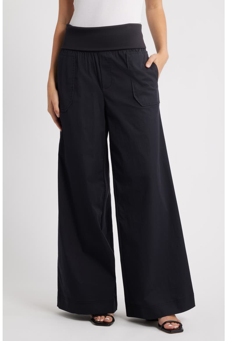 Ultra Skyrise Wide Leg Pants, Main, color, BLACK