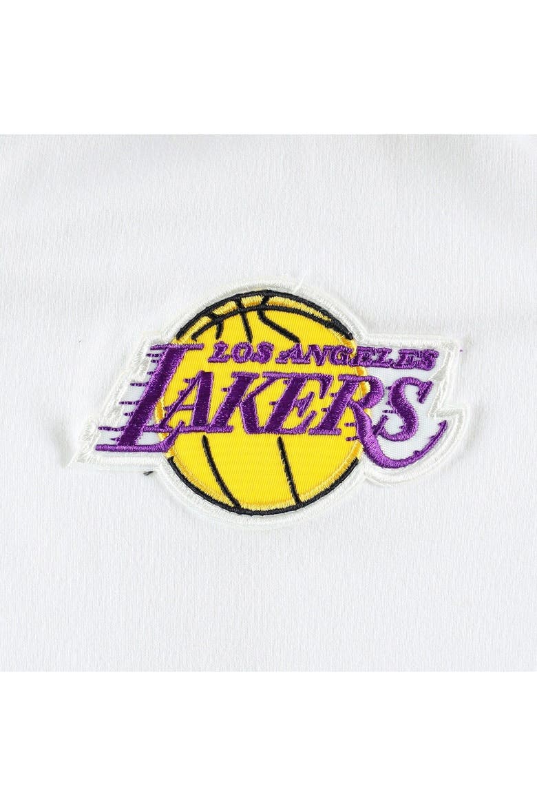 Women's Tommy Jeans Purple/White Los Angeles Lakers Ariel Pullover Sweatshirt, Alternate, color, Purple