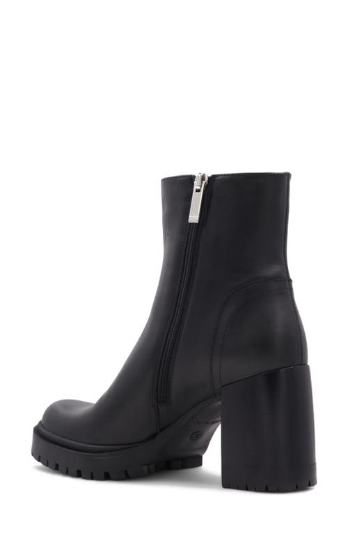 Aquatalia Emma Water Resistant Platform Bootie In Black
