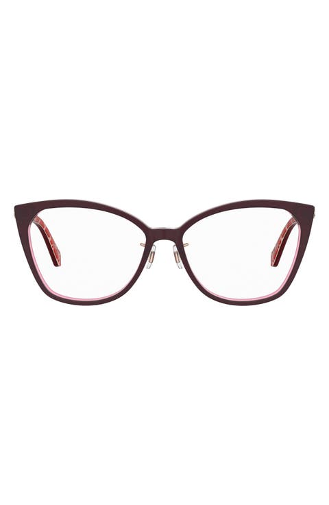 zahra 55mm cat eye optical glasses