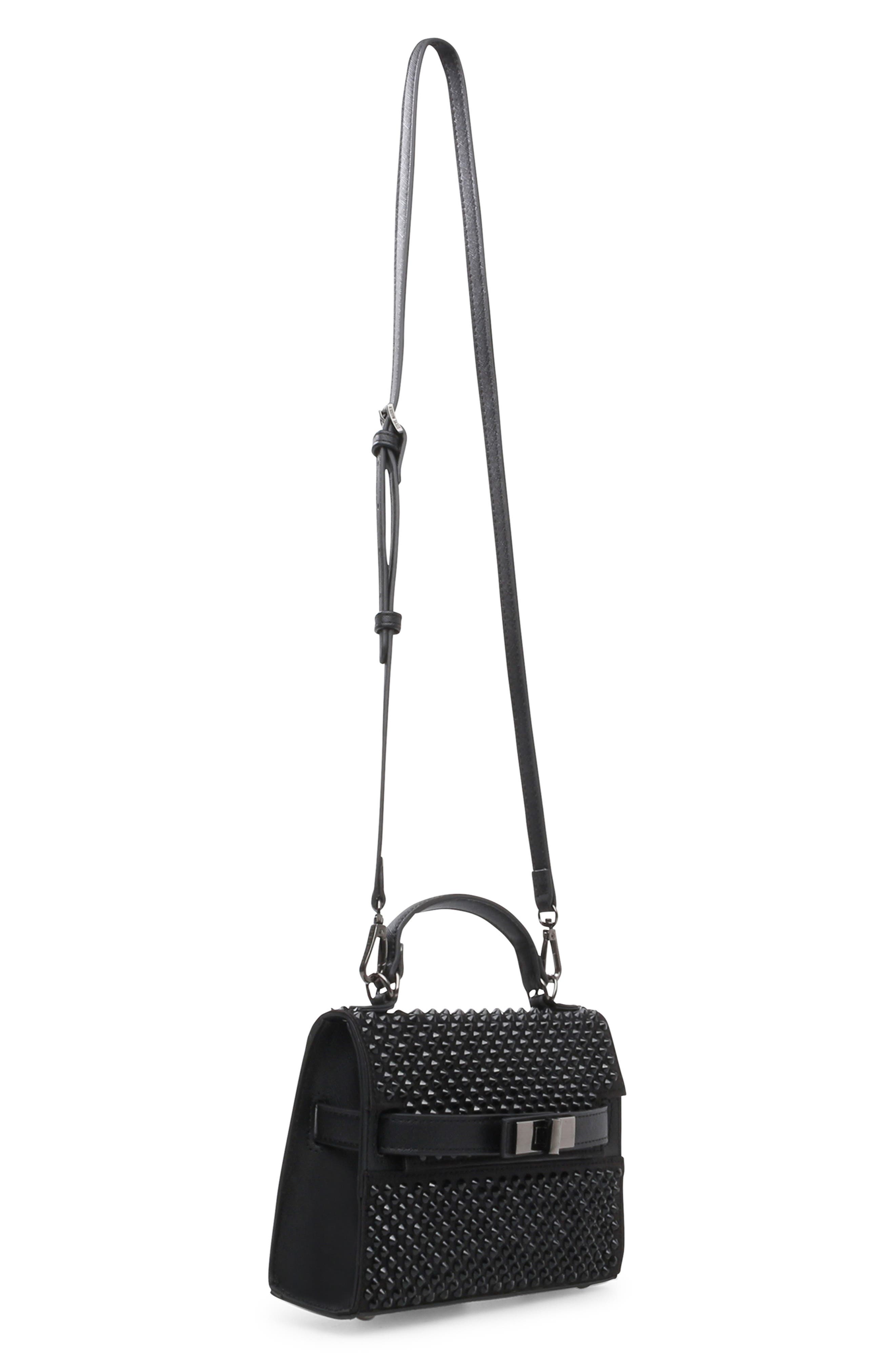 Steve Madden Dignity Mini Embellished Faux Leather Crossbody Bag, Alternate, color, 