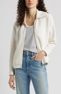 Caslon® Ottoman Knit Bomber Jacket