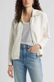 Ottoman Knit Bomber Jacket