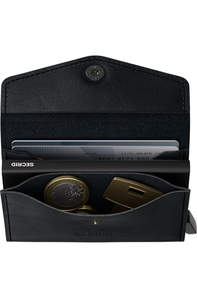 Secrid Envelope Wallet Vintage, Alternate, color, Black