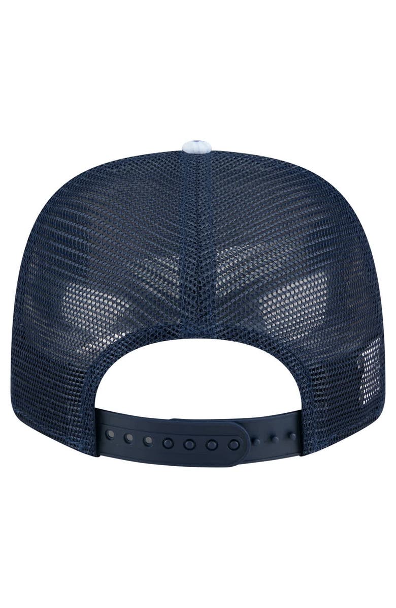 New Era Men's New Era  Navy Denver Broncos Hula Trucker 9SEVENTY Adjustable Hat, Alternate, color, 