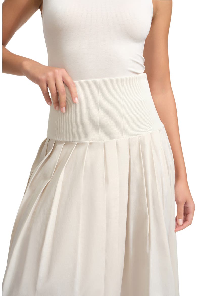 Kenmare Pleated Maxi Skirt, Alternate, color, CREAM