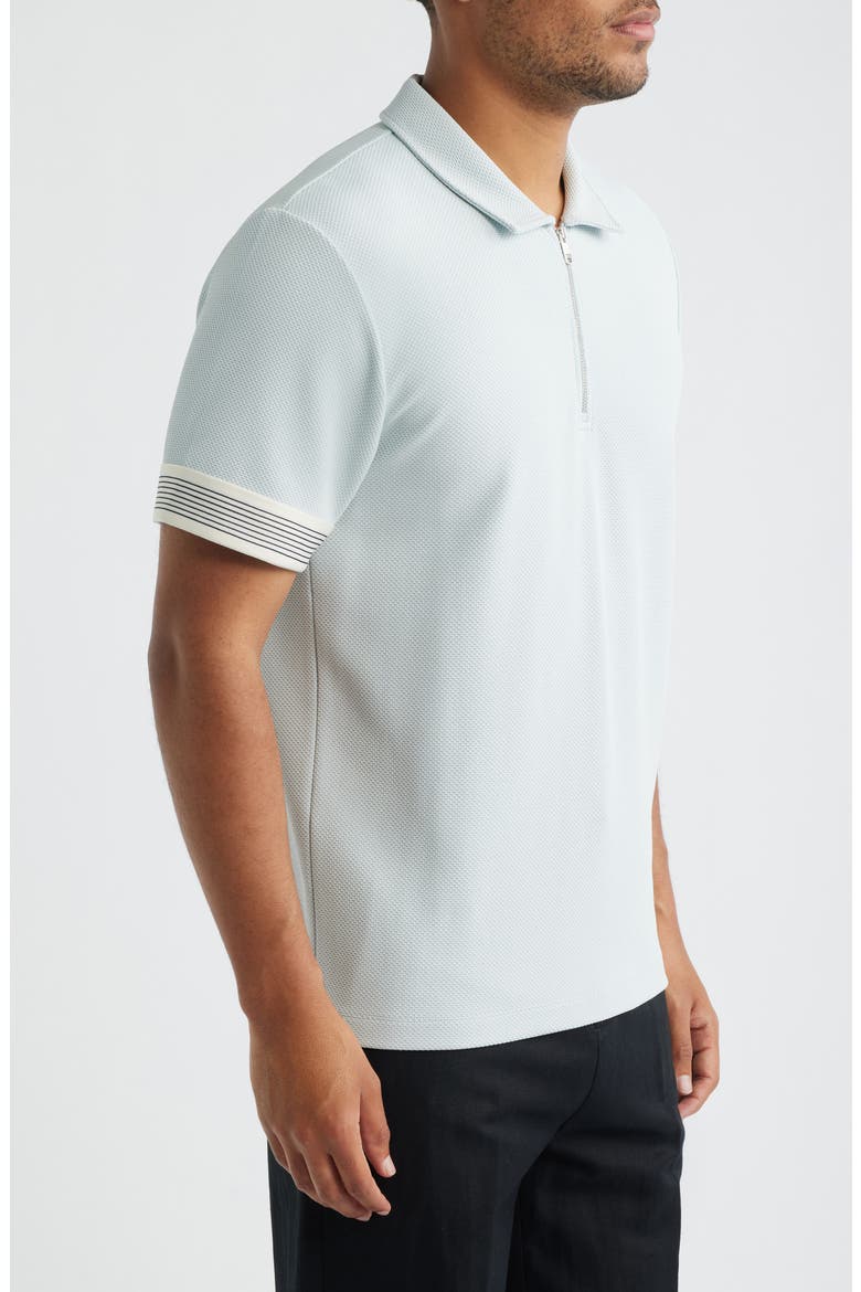Bruno Quarter Zip Polo, Alternate, color, SOFT BLUE