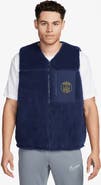 Nike Men's Nike Navy Paris Saint-Germain Club+ Winterized Reversible Full-Zip Vest