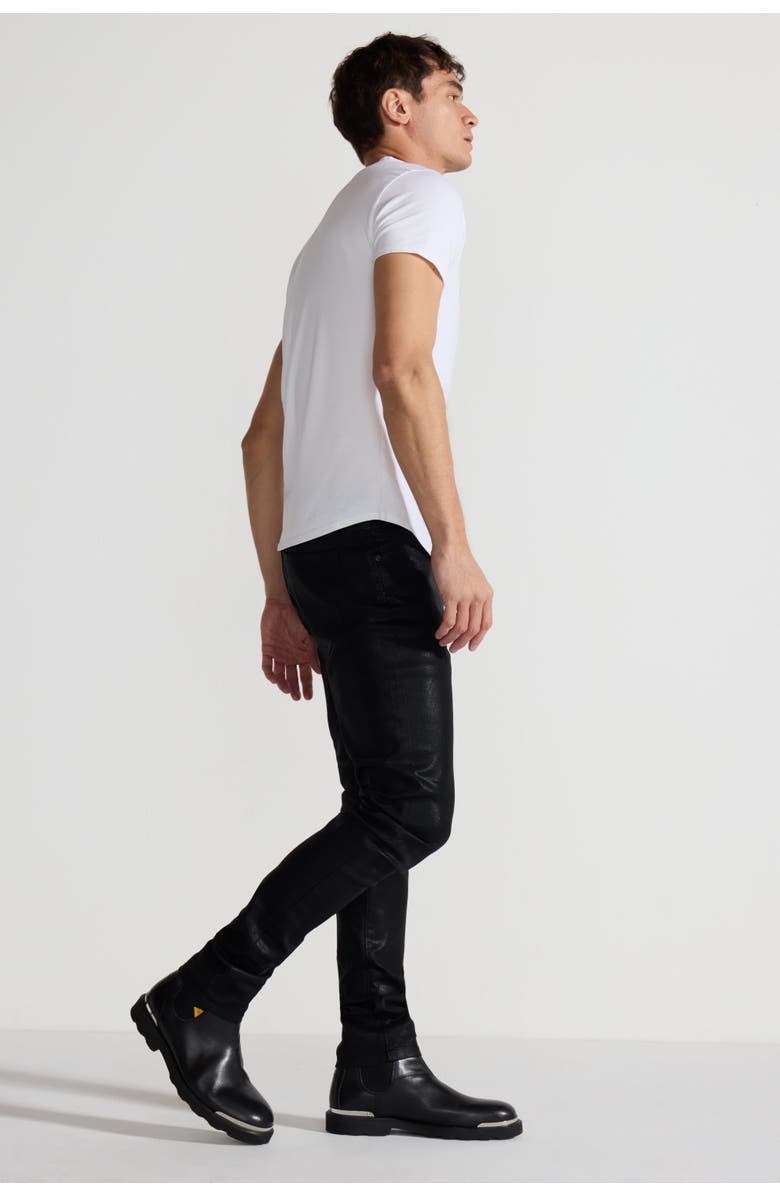 Monfrère Greyson Jeans, Alternate, color, Coated Noir