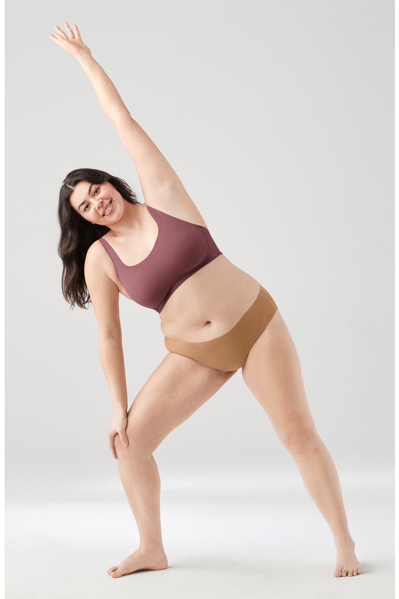 True Body Lift Scoop Full Cup Soft Form Band Bra, Alternate, color, WILD GINGER