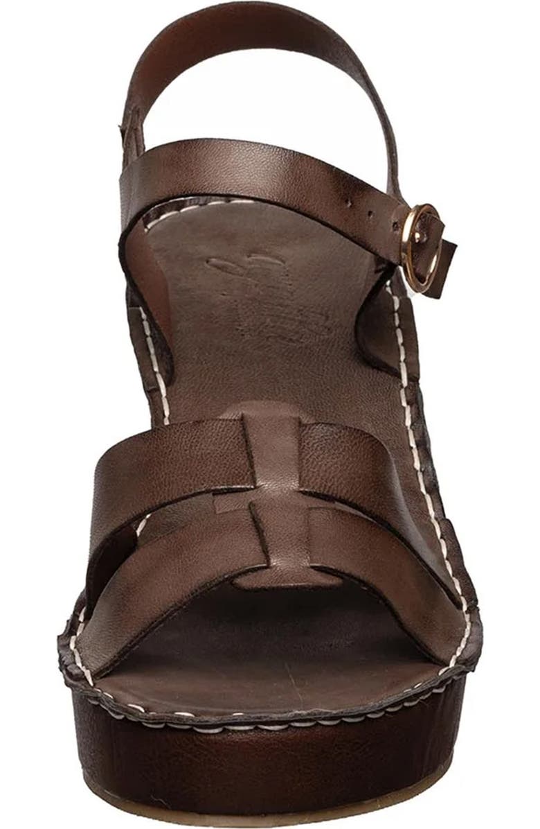 ANTELOPE Saya Platform Wedge Slingback Sandal, Alternate, color, Coffee