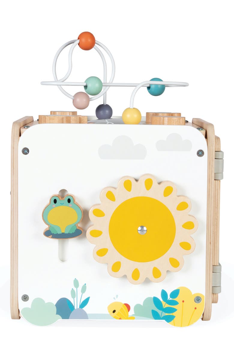 Janod Pure Large Multi-Activity Play Cube, Alternate, color, 