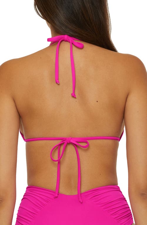 BECCA BECCA 'COLOR CODE' TRIANGLE BIKINI TOP 