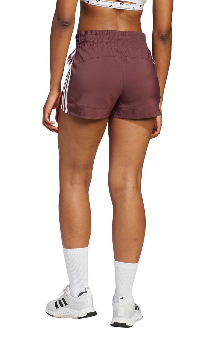 adidas Pacer High Waist Training Shorts, Alternate, color, 