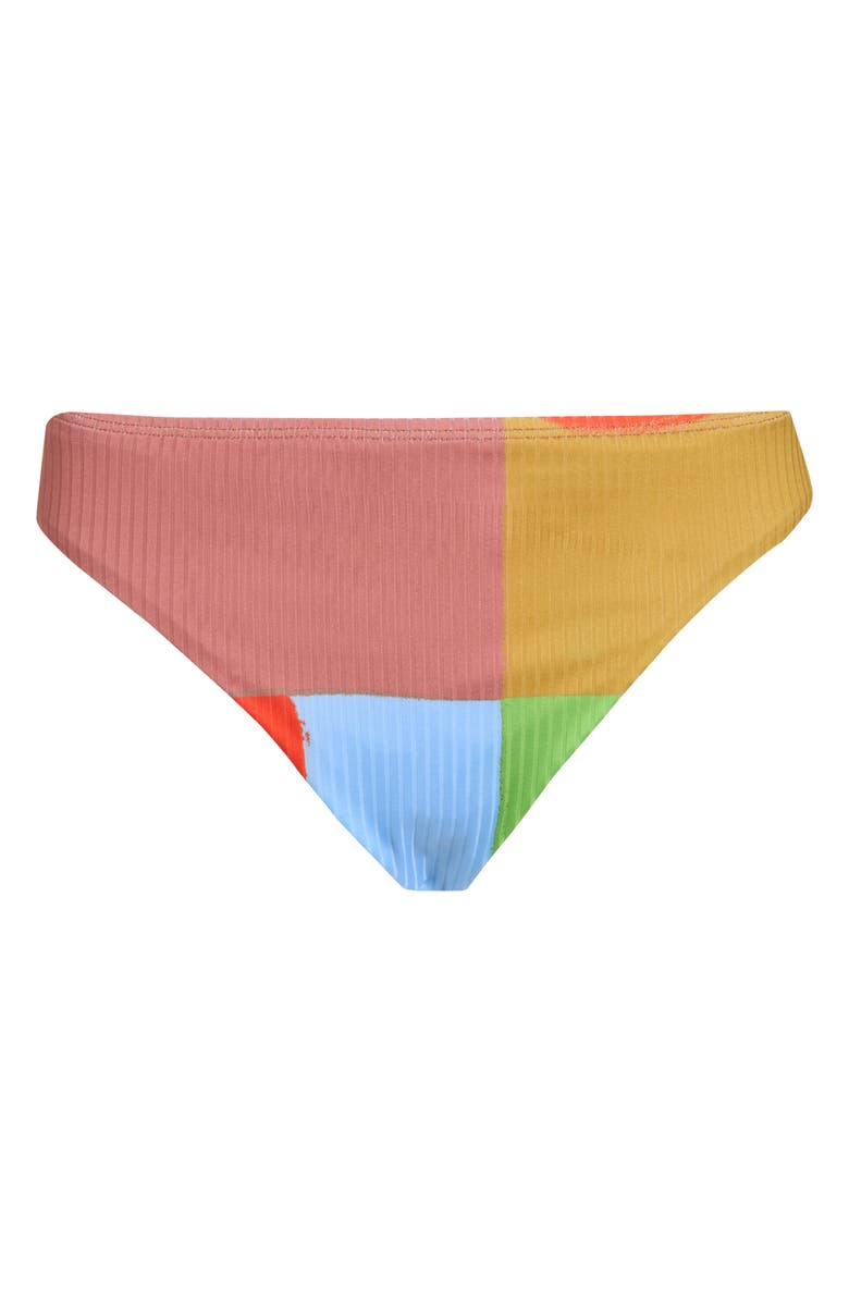 Vitamin A<sup>®</sup> Cali High Leg Bikini Bottoms, Alternate, color, Abstract