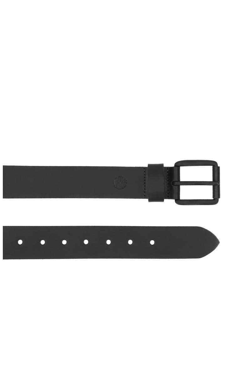 Leather Belt, Alternate, color, BLACK