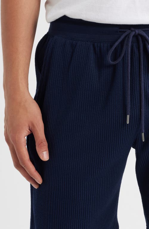 Polo Ralph Lauren Seersucker Pajama Shorts In Blue