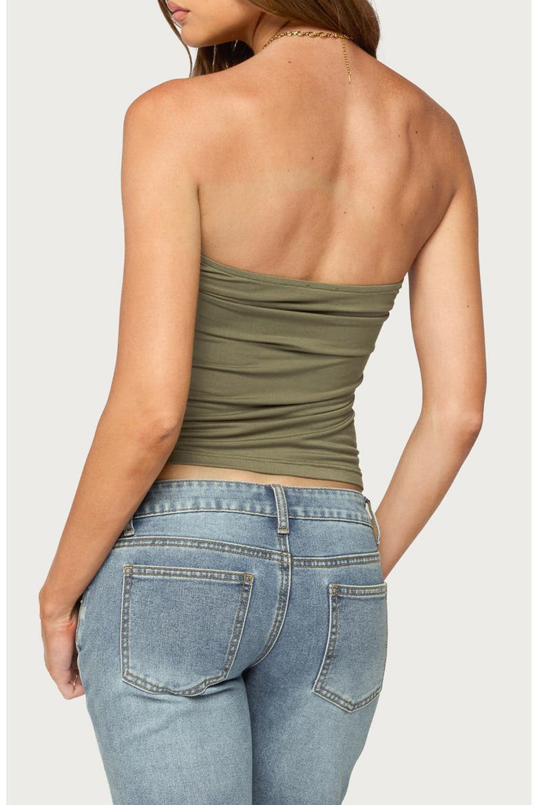 Ashlinn Crochet Strapless Top, Alternate, color, OLIVE