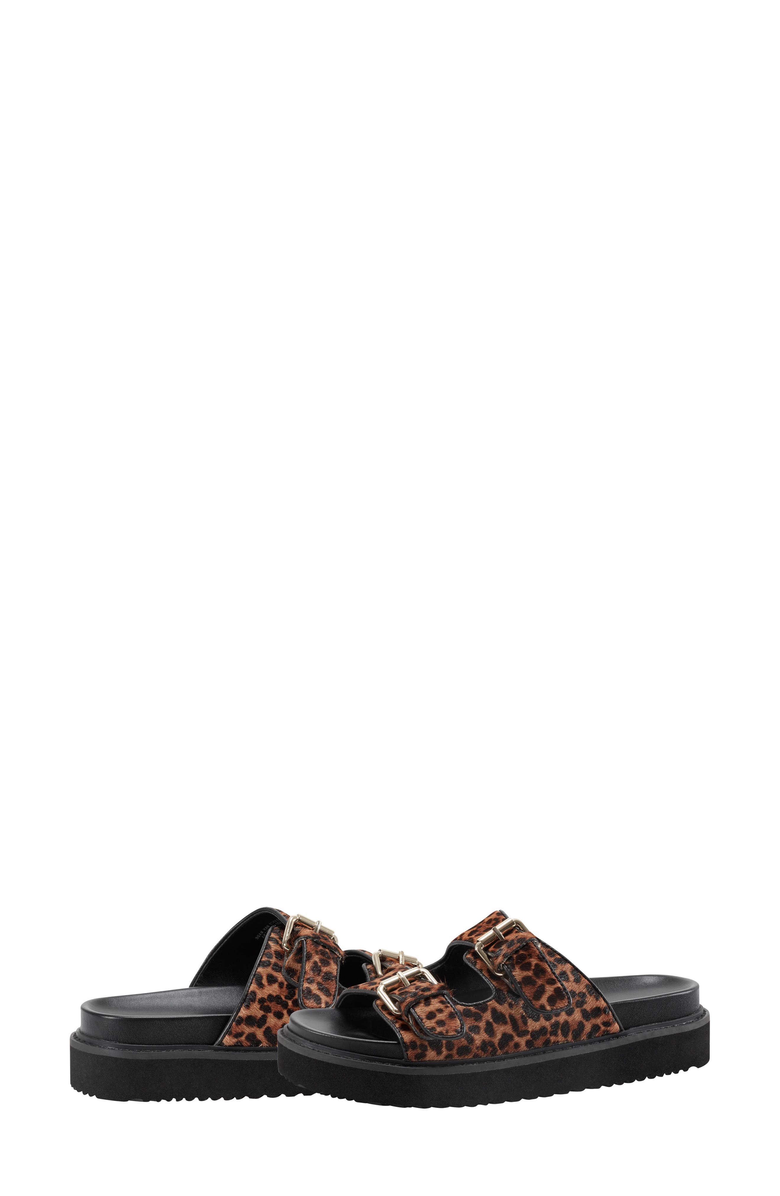 Agustaly Genuine Calf Hair Sandal, Alternate, color, MEDIUM BROWN CALF HAIR