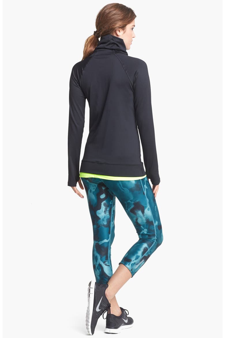 'Pro Hyperwarm' Training Top, Alternate, color, BLACK