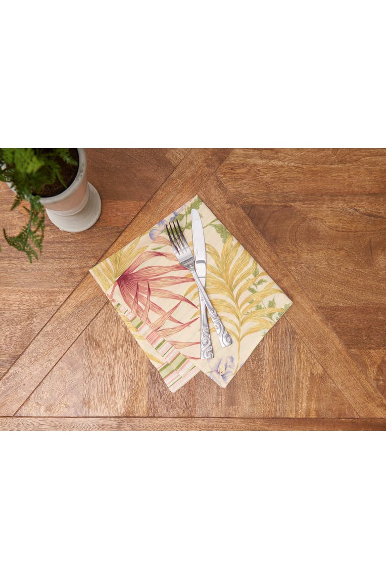 Napkin, Set of 4, Fiji, Alternate, color, Beige