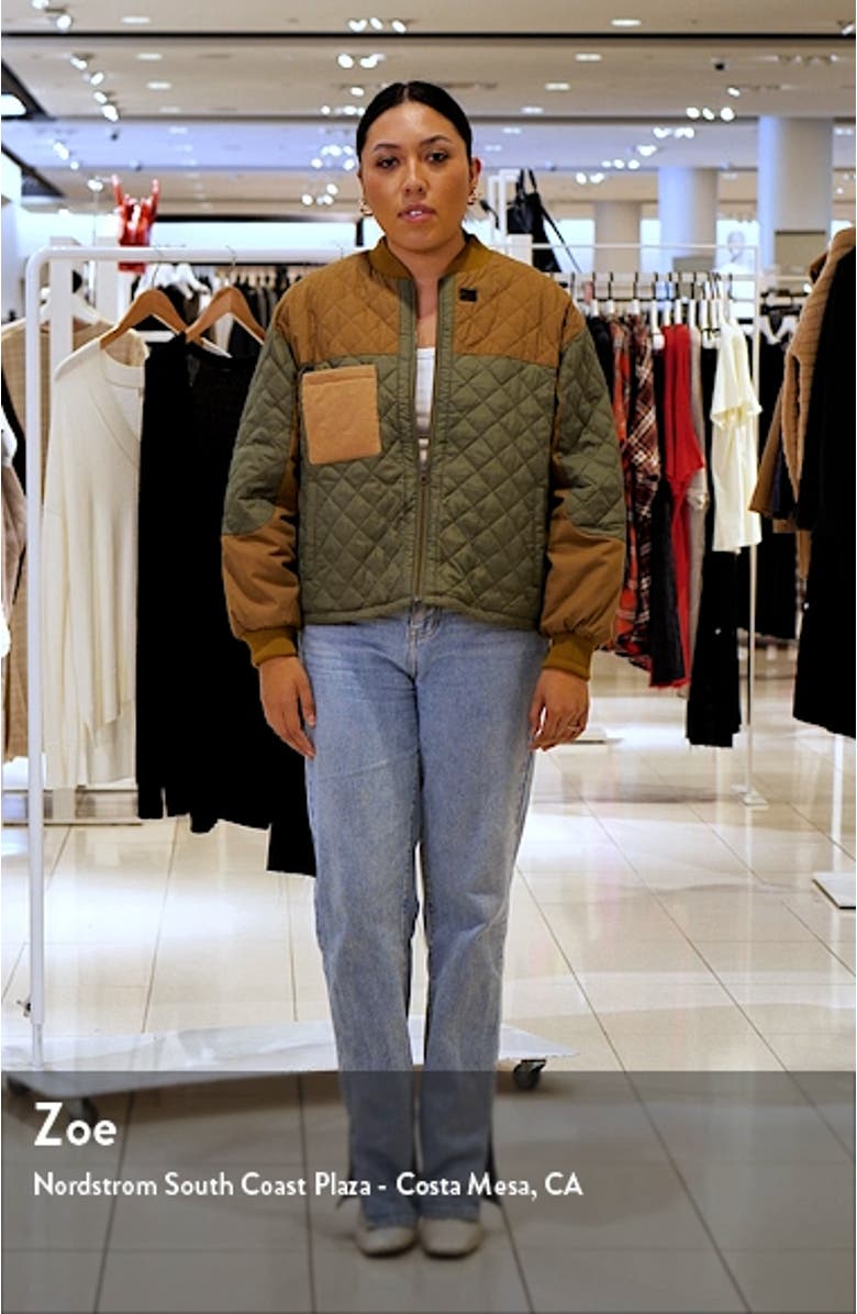 Reversible Multicolor Quilted Down Jacket, sales video thumbnail