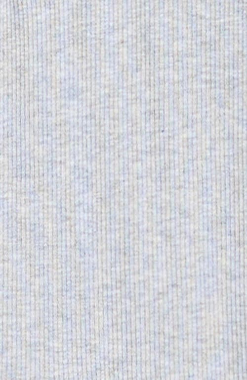 Quincy Mae Organic Cotton Blend Rib Jumpsuit In Gray