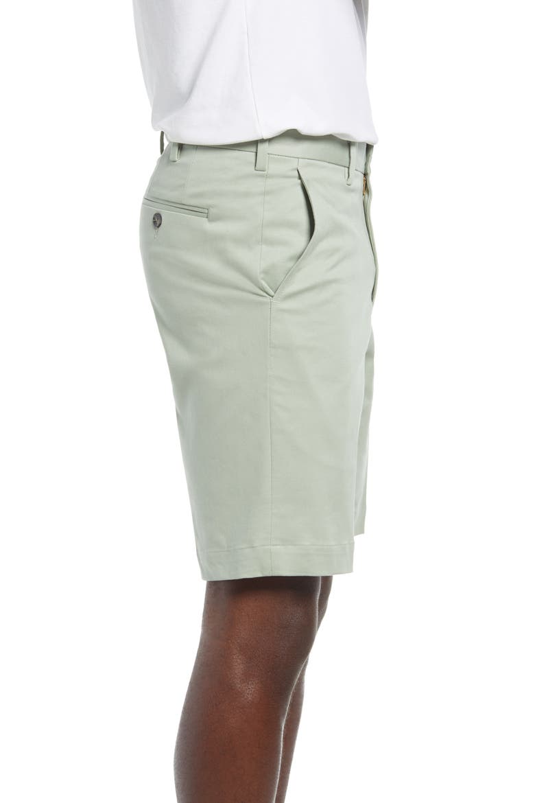 Men's Classic Flat Front Chino Shorts, Alternate, color, SAGE