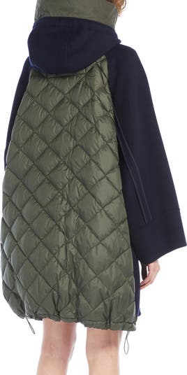 ★Weekend Max Mara★24秋冬 CHICCA ウール ダウン パーカ Weekend Max Mara Chicca Quilted Mixed Media Jacket | Nordstrom