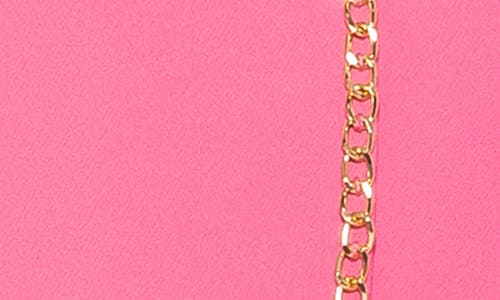 Alexia Admor Janet Chain Trim Blazer In Hot Pink