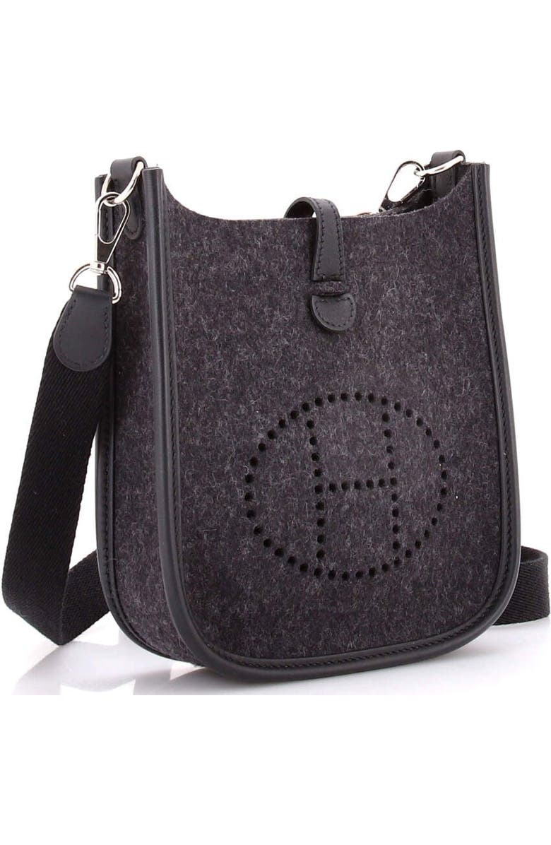 Pre-Owned Hermes Evelyne Bag Gen III Felt TPM, Alternate, color, Gris Moyen