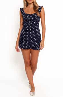 Petal & Pup Ebont Polka Dot Ruffle Minidress