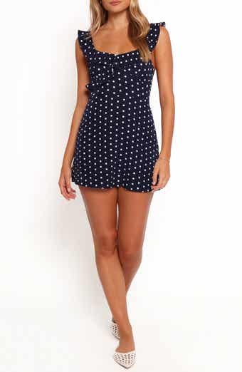 Petal & Pup Ebont Polka Dot Ruffle Minidress