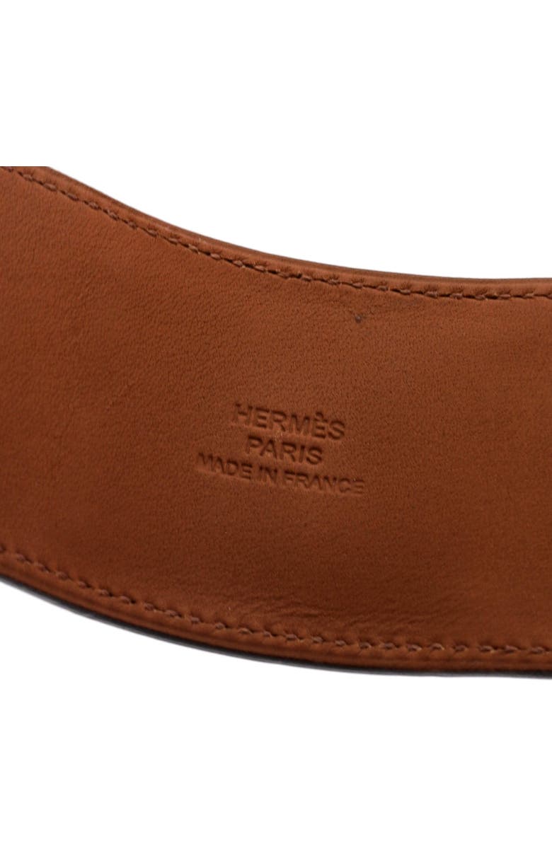 Pre-Owned Hermes Collier de Chien Bracelet Leather, Alternate, color, Blue