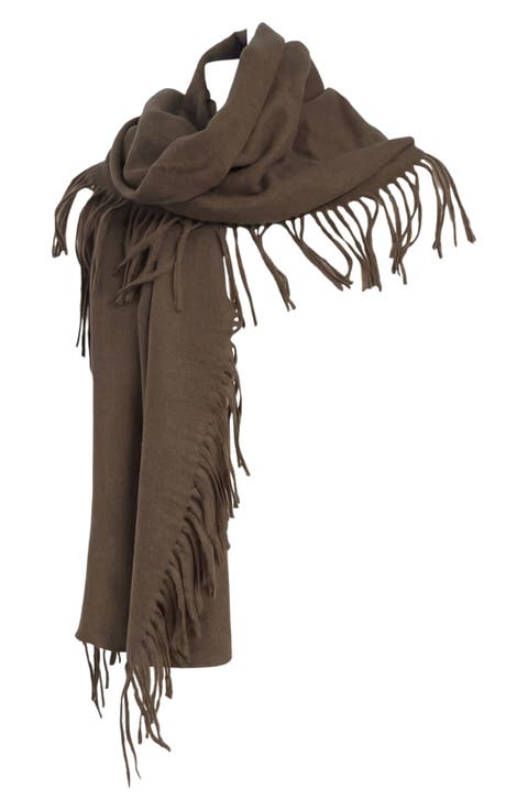 Double Fringe Scarf