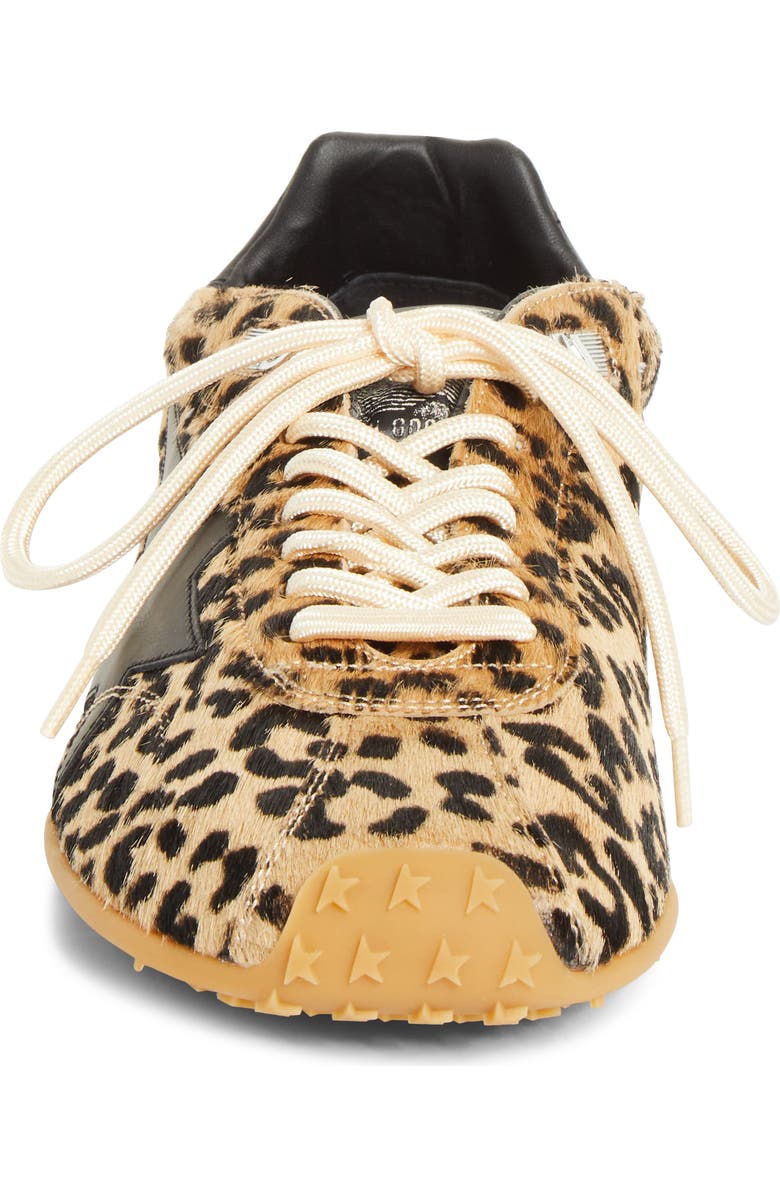 Golden Goose Marathon Speed Genuine Calf Hair Sneaker, Alternate, color, Brown/ Black Leo