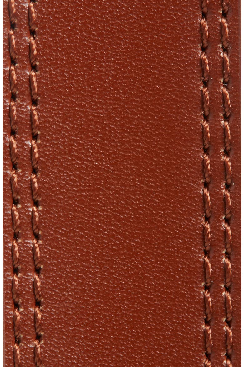 Camilla Leather Belt, Alternate, color, COGNAC