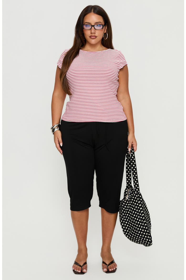 Cayte Capri Pants, Alternate, color, BLACK