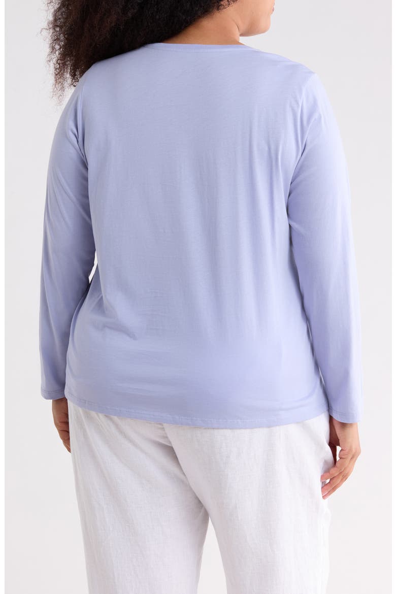 Boxy Organic Cotton Top, Alternate, color, PLUME