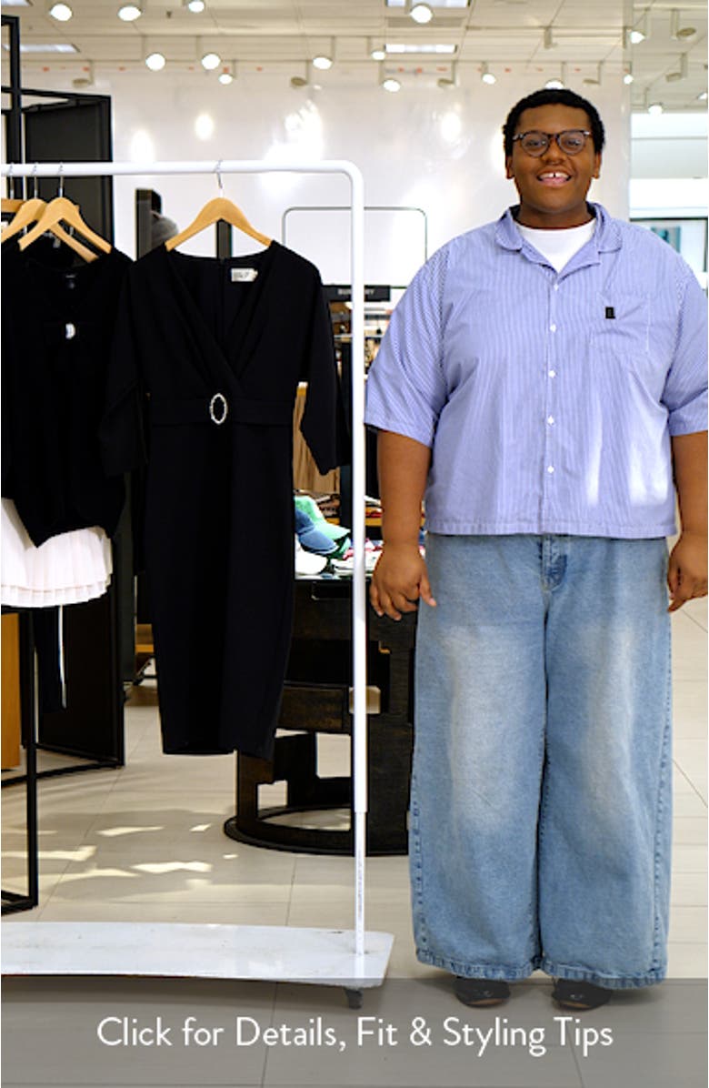 Faux Wrap Cocktail Dress, sales video thumbnail