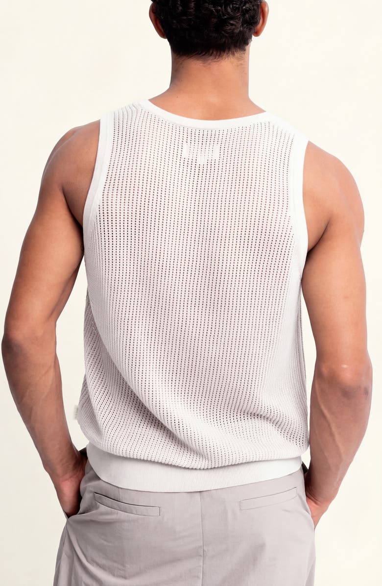 AUTO-REPLY<sup>™</sup> Mesh Tank, Alternate, color, Sea Salt/ Off-White