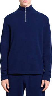 Theory Geder Quarter Zip Wool Sweater