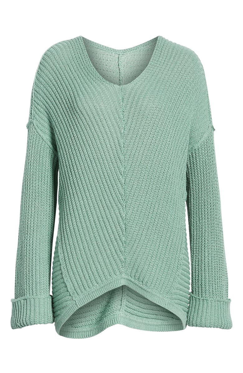 Caslon<sup>®</sup> Cuffed Sleeve Sweater, Alternate, color, 